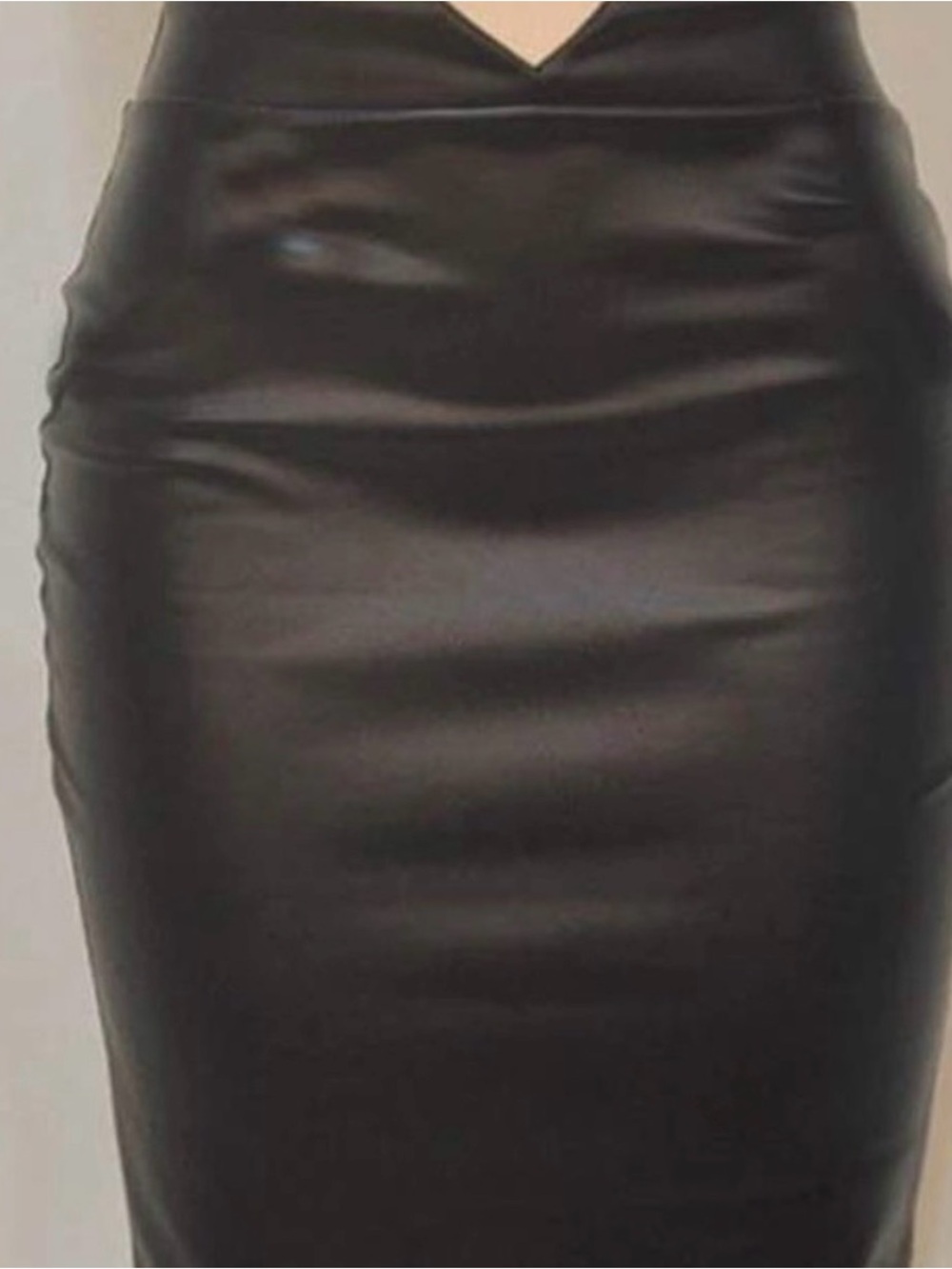Zara Faux Leather Midi Skirt Sz. Small - Picture 5 of 8
